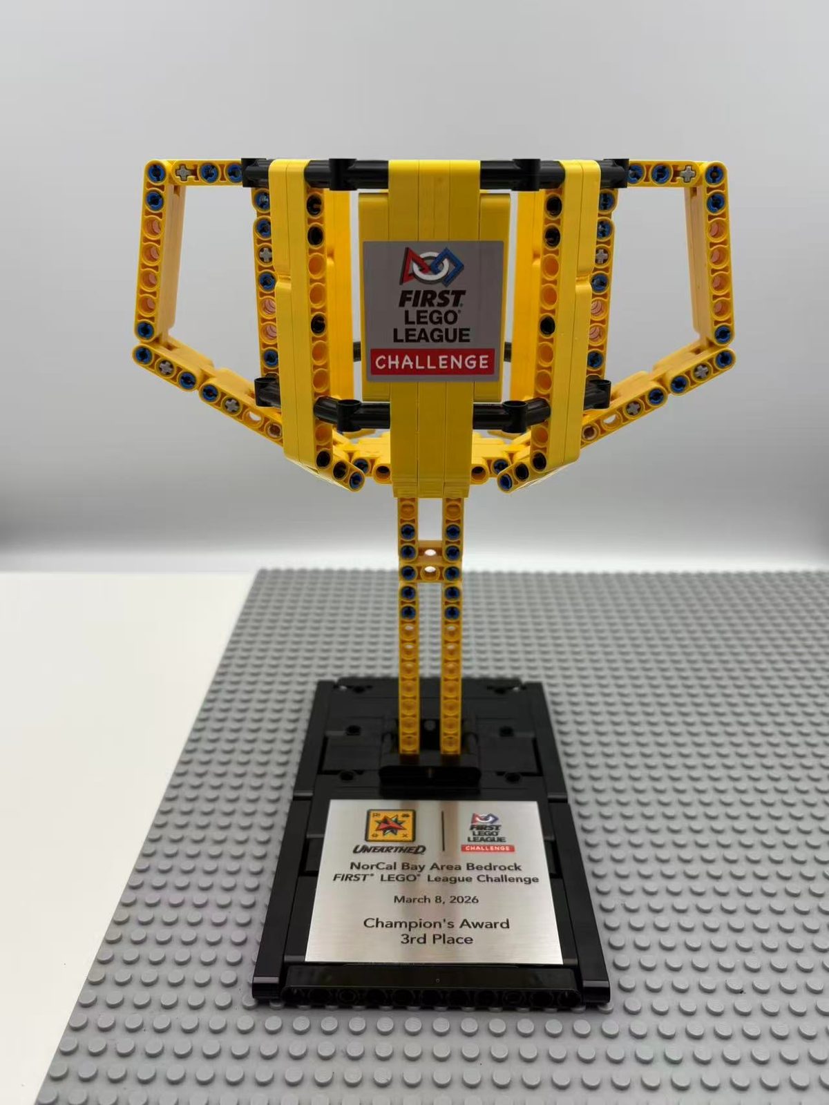 Champion's Award 3rd Place trophy